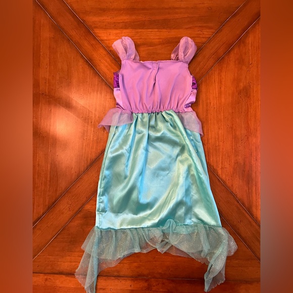 Disney Princess Ariel Costume Dress – Girls Size 4-6X 🧜‍♀️✨ Halloween - Picture 3 of 7